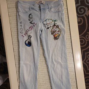 Hollister Jeggins Skinny Jean " Designed "